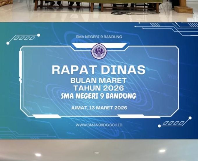 Menuju Idul Fitri: SMAN 9 Bandung Gelar Rapat Dinas "Tenang & Reflektif" Penutup Ramadhan