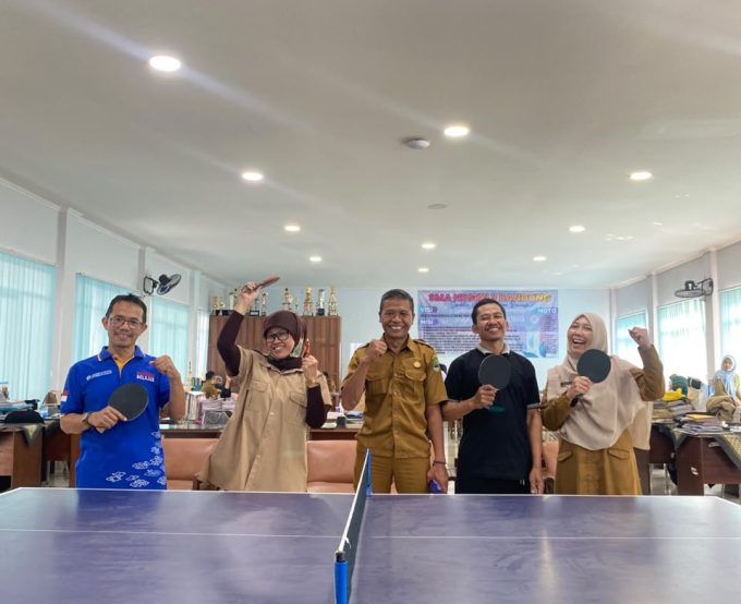 Semarakkan Sportivitas! Turnamen Tenis Meja Ganda Campuran SMAN 9 Bandung 2026 Resmi Dimulai.